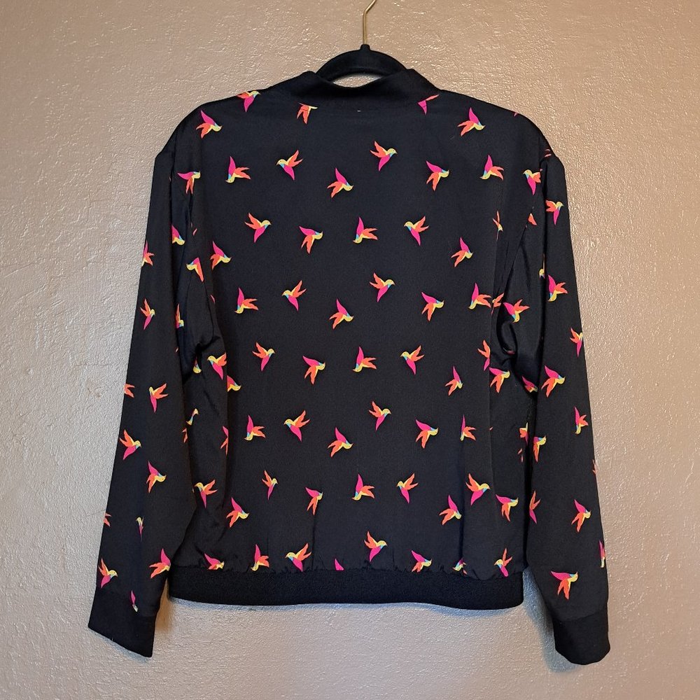 Small Petite Bird Pattern Jacket - Picture 3 of 4